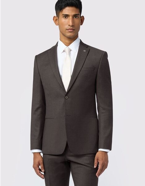 Ted Baker Slim Fit Byron Chocolate Men's Suit Jacket