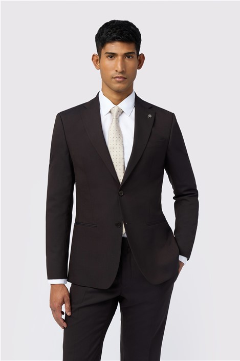 Ted Baker Slim Fit Alben Midnight Plum Tonic Men's Suit Jacket