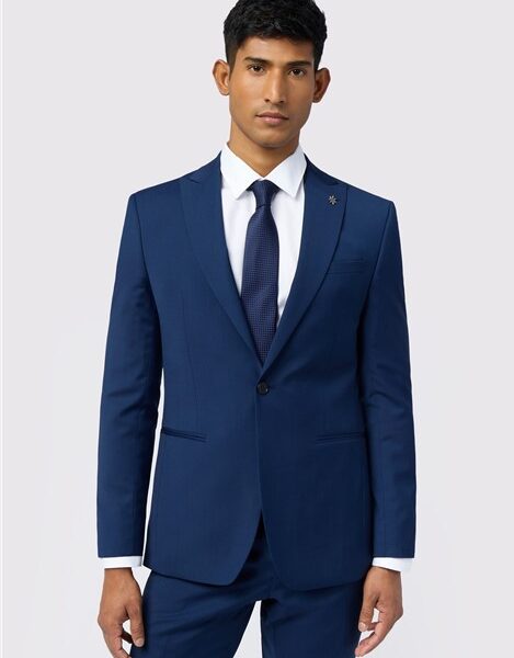 Ted Baker Slim Fit Auden Bright Blue Tonic Men's Suit Jacket