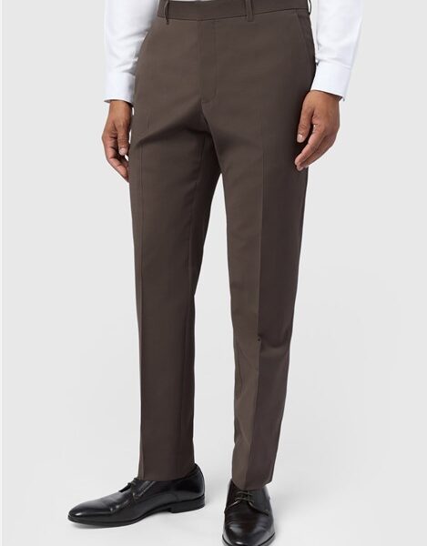 Ted Baker Slim Fit Freeth Taupe Tonic Men's Trousers, Grey