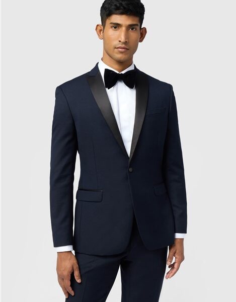 Ted Baker Slim Fit Galen Navy Blue Men's Suit Jacket