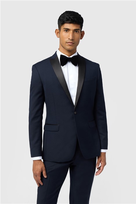 Ted Baker Slim Fit Galen Navy Blue Men's Suit Jacket